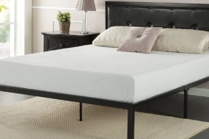 Naiomy Vegan Leather Metal Platform Bed Youtube