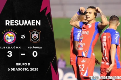 Cronología de Xelajú MC contra Club Deportivo Águila