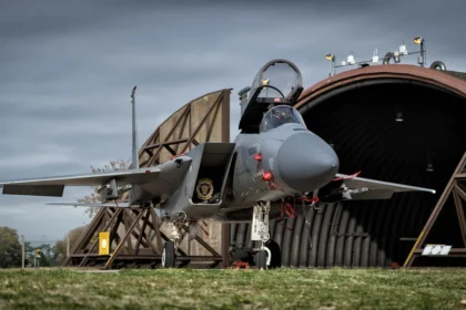 USAF F-15B Demilitarization RAF Lakenheath