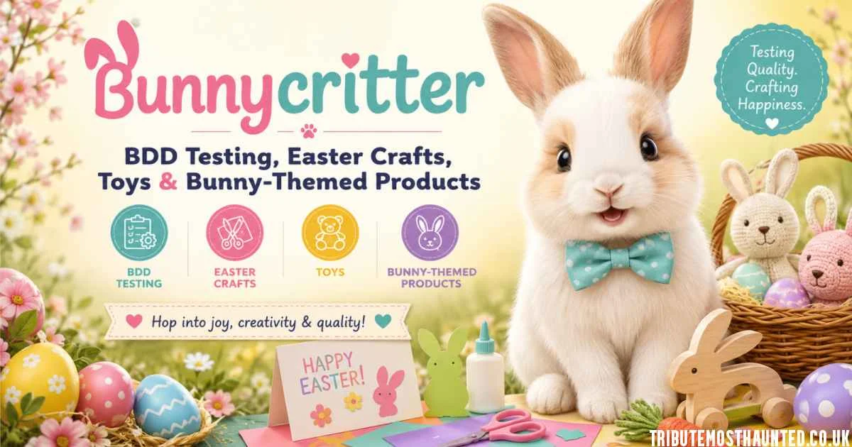 Bunnycritter: BDD Testing, Easter Crafts, Toys & Bunny-Themed Products